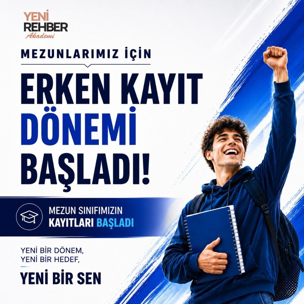 Mezunlarimiz icin erken kayit donemi basladi